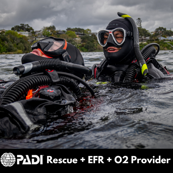 PADI Rescue Diver + EFR (First Aid) + Emergency Oxygen Provider