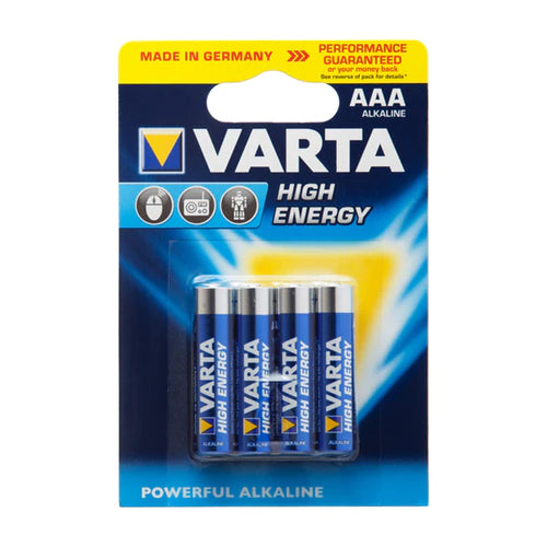 Varta AAA Four Pack Alkaline Batteries