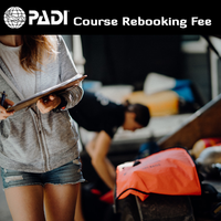 PADI Course Rebooking Fee