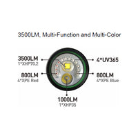 DivePro M35 Multi-Function Wide light (3500 Lumen)