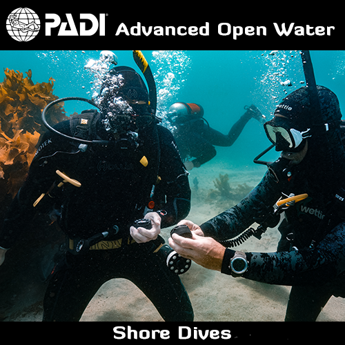 PADI Advanced Open Water (5x Shore Dives)