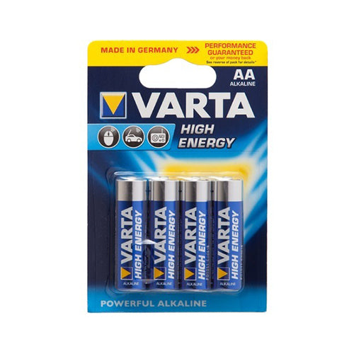 Varta AA Four Pack Alkaline Batteries